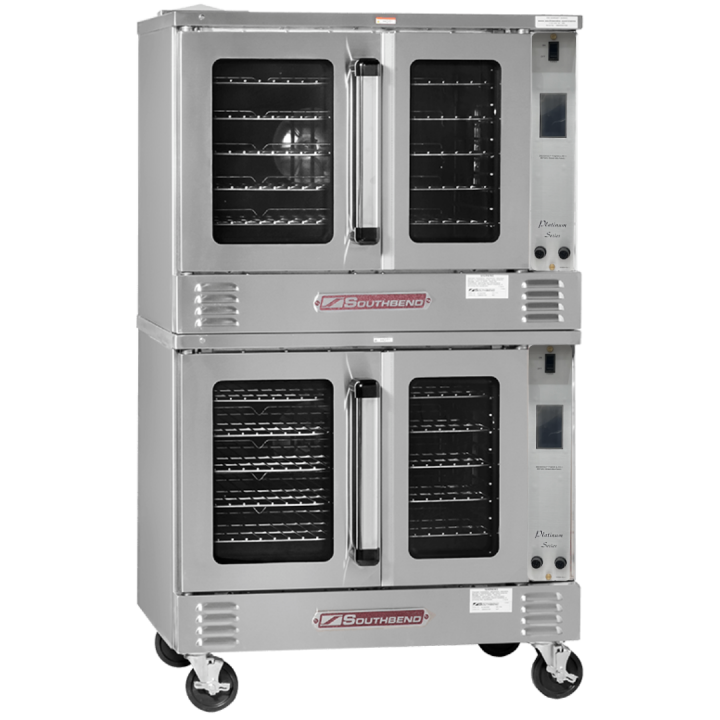 Platinum Double Convection Oven, Gas 70,000 Total BTUs’S Each, Bakery Depth, Touch Controls, Dependent Doors – Natural Gas, 144000 Total BTUs